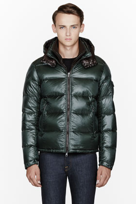 Green removable collar Zin jacket