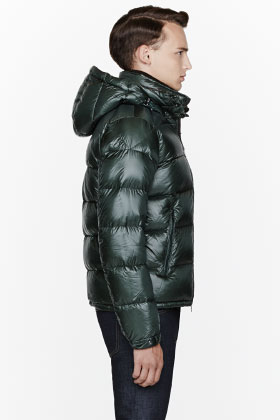 Green removable collar Zin jacket - Image 4